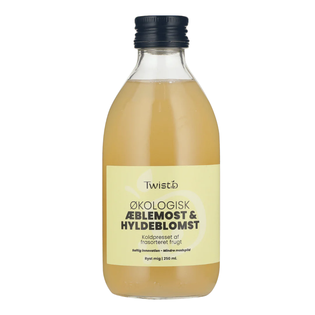 Æble- og hyldebær juice