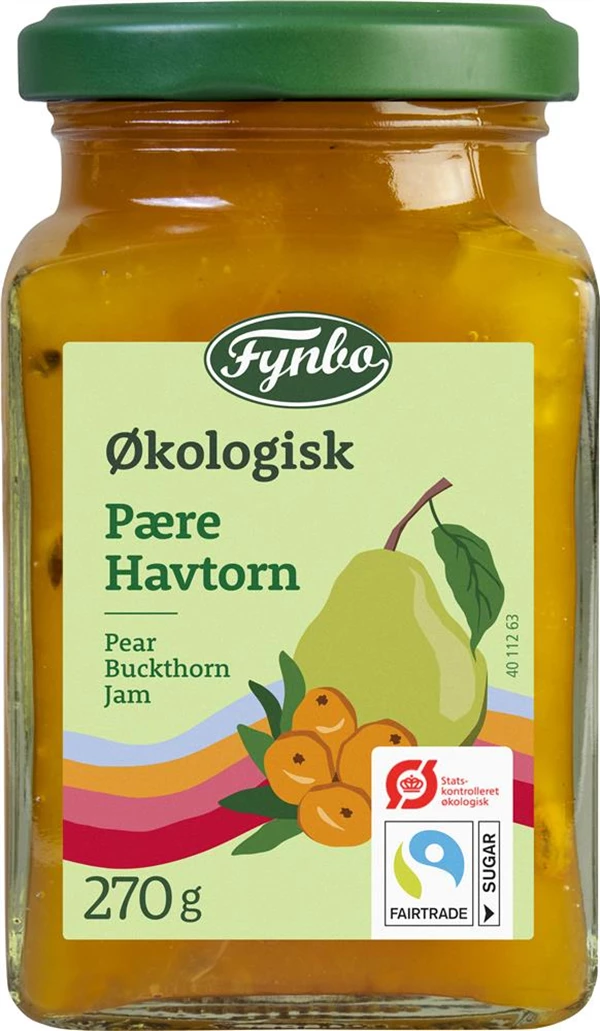 Pære/havtornmarmelade Øko