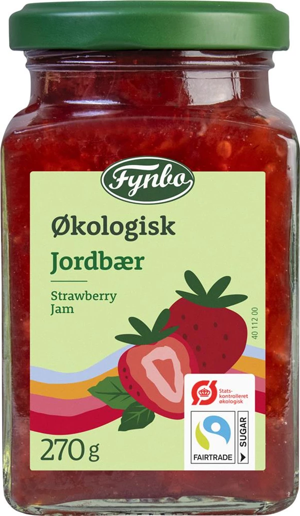 Jordbærmarmelade Øko