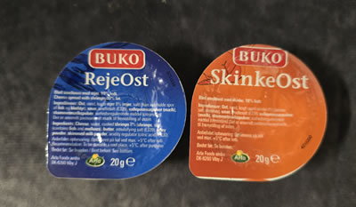 Reje-eller skinkeost, 20g