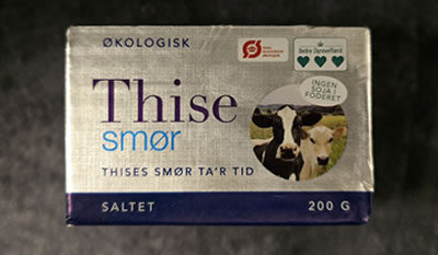 Økologisk Smør 200 gr 
