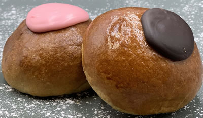 Fastelavnsbolle (Gærdej) Hindbær 
