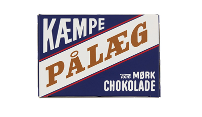 Pålægschokolade, mørk 90 gr. 