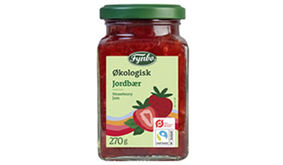 Økologisk jordbærmarmelade