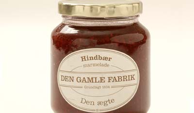 Marmelade hindbær 400g.