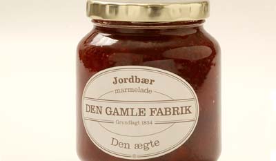 Marmelade jordbær 400g.