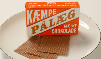 Pålægschokolade lys 15 stk.