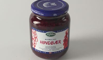 Marmelade hindbær